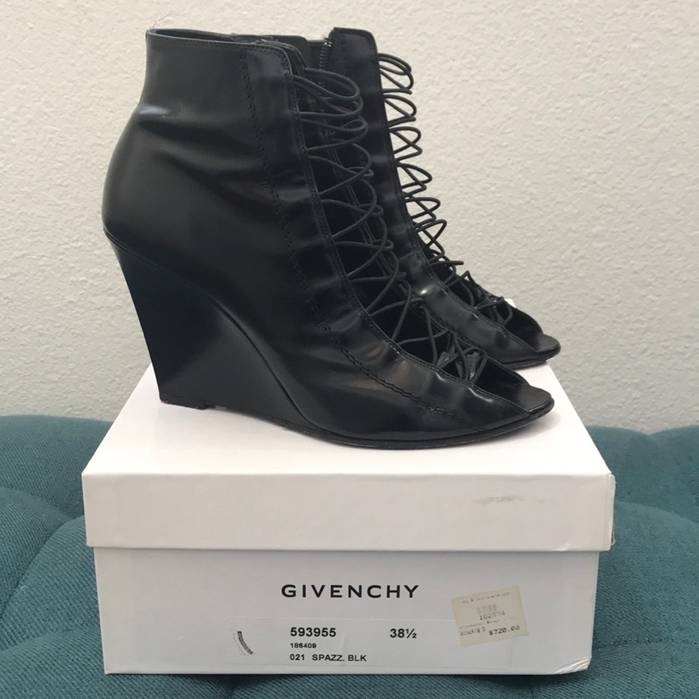Givenchy Black Wedges